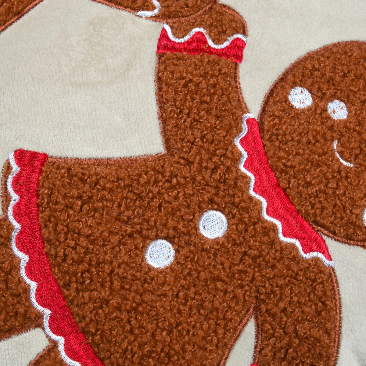 Cuscino di Natale quadrato (45 x 45 cm) Ginger Caramel