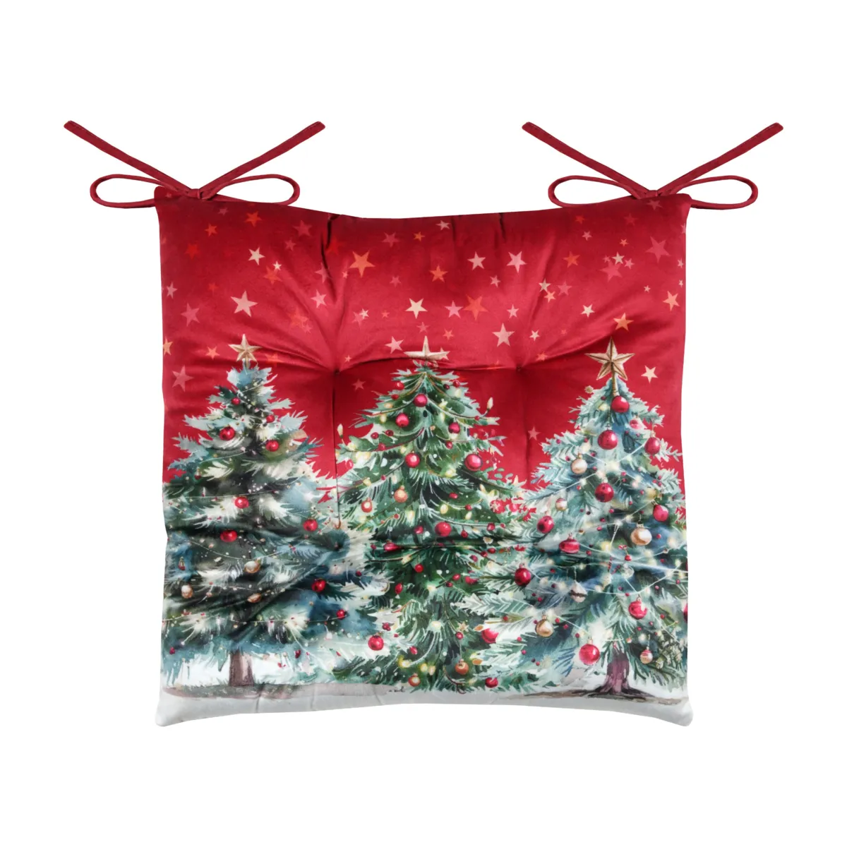 Cuscino per sedia di Natale (38 x 38 cm) Christmas Multicolore
