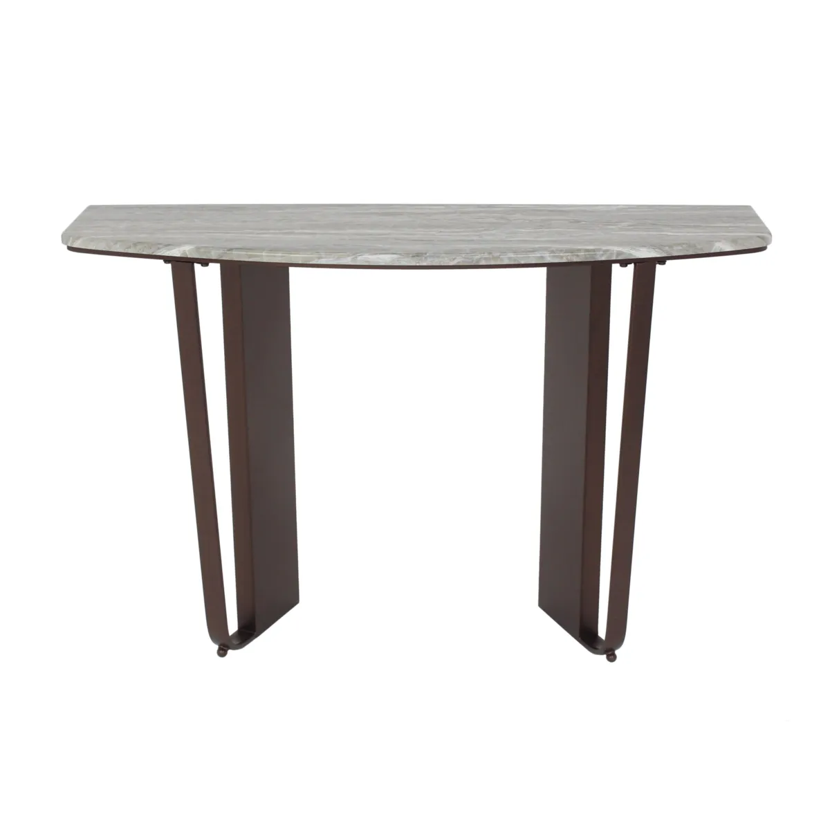 Consolle in metallo (L120 cm) Astrid Marrone