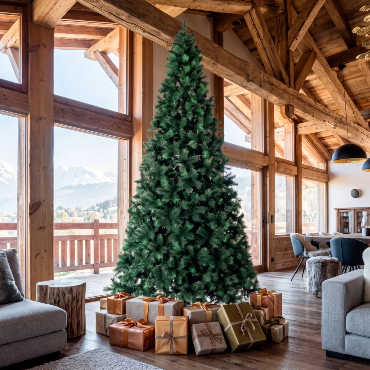 Albero di Natale artificiale H300 cm Edmonton Verde