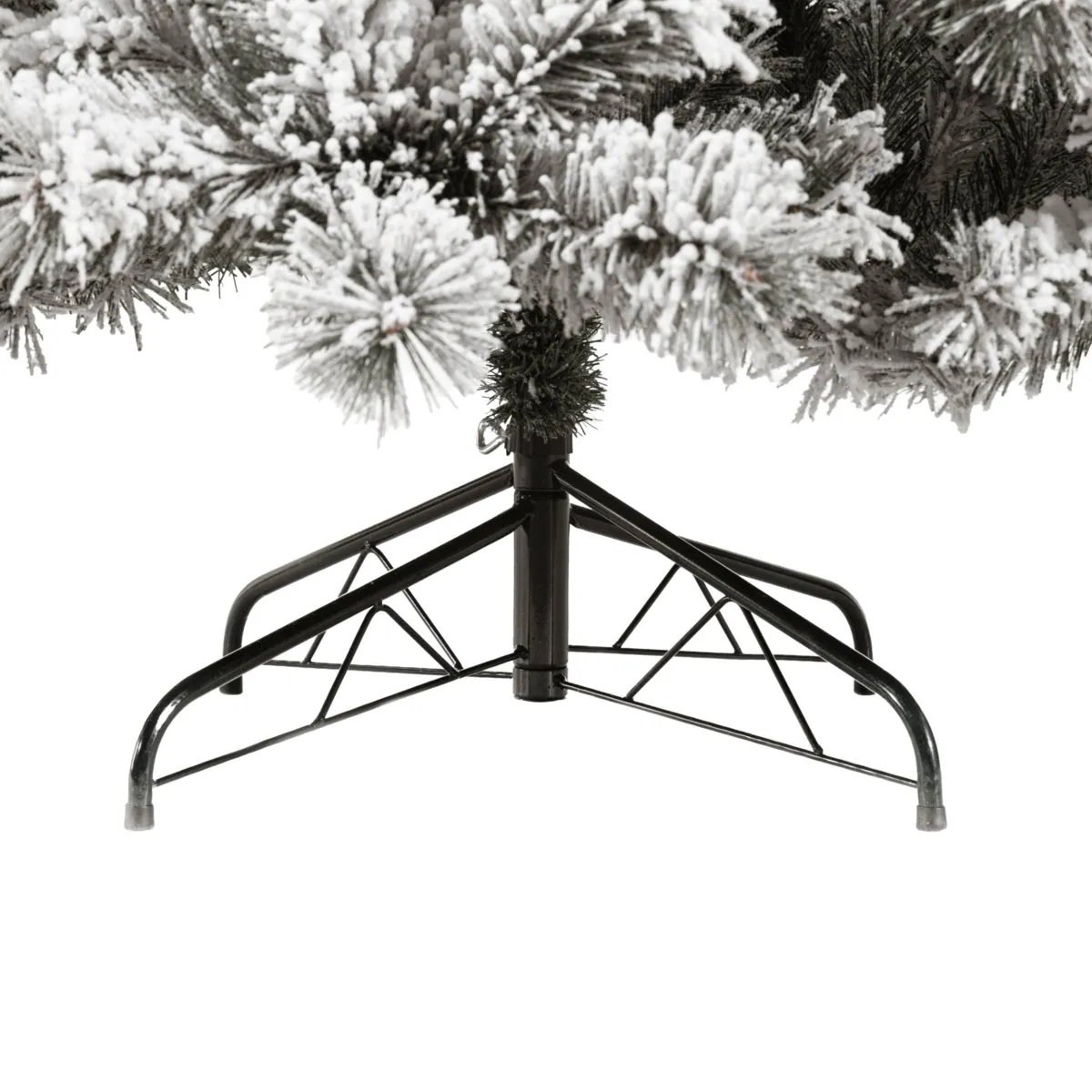 Sapin artificiel de Noël (H240 cm) Edmonton Vert enneigé