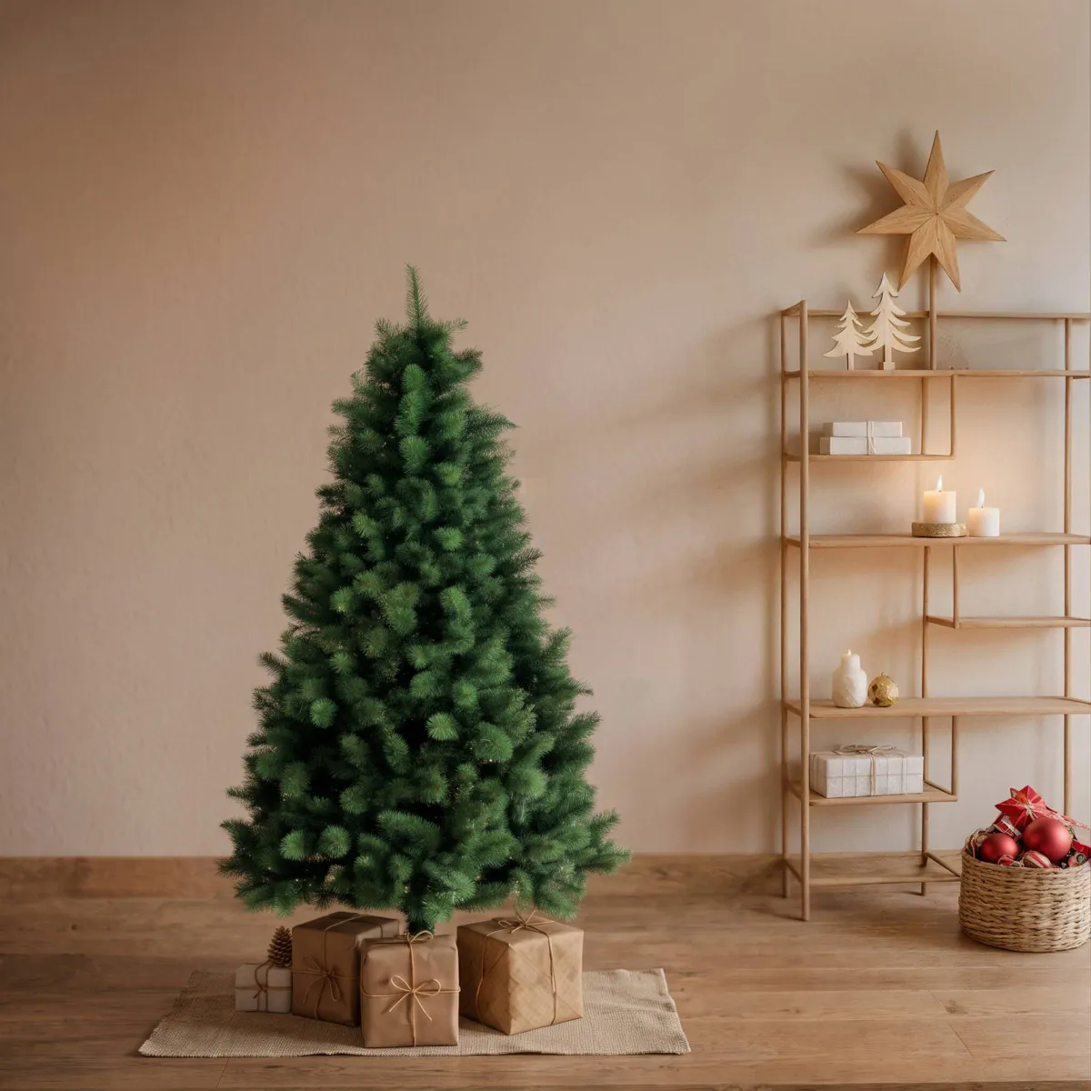 Albero di Natale artificiale Edmonton Alt. 150 cm Verde abete 1
