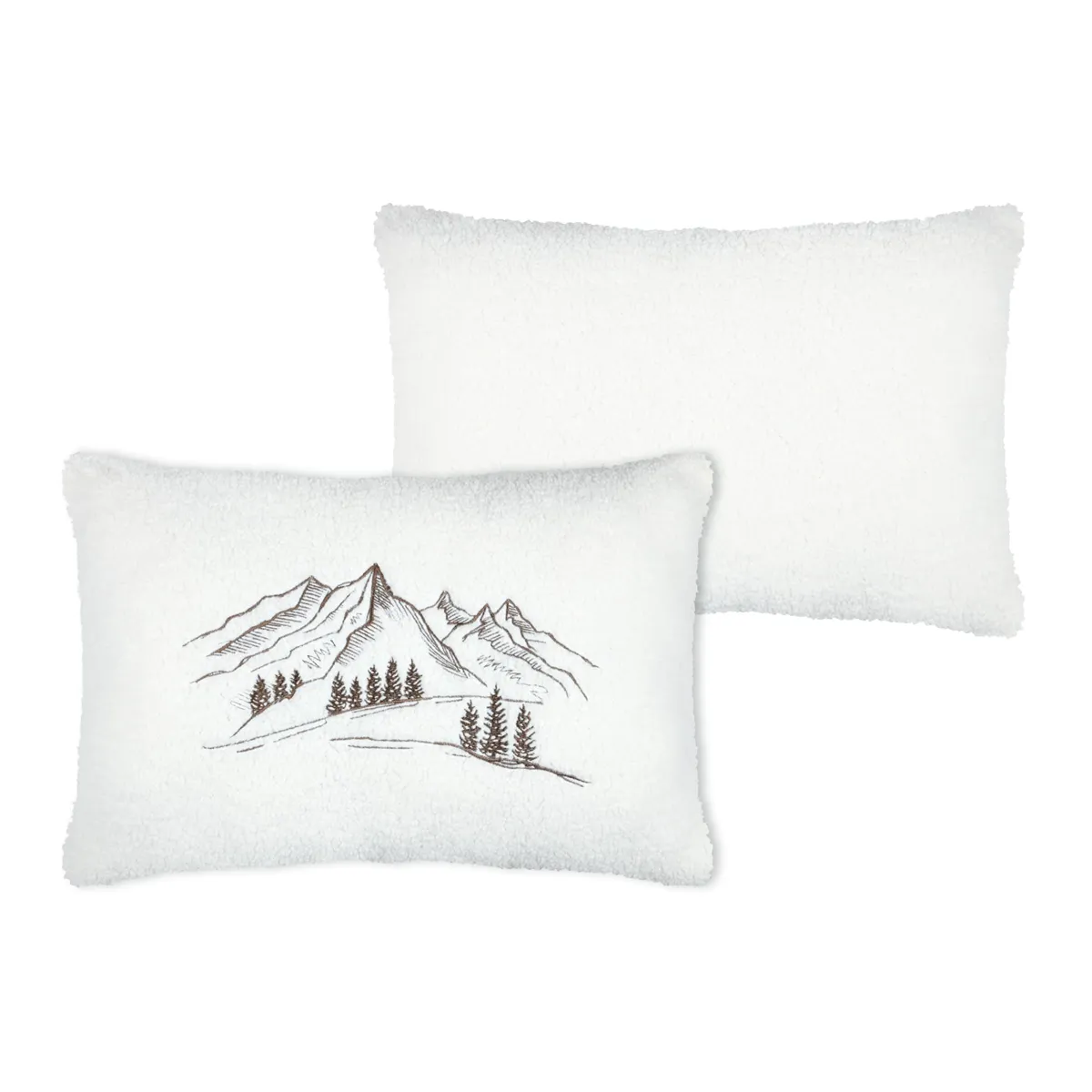 Cuscino rettangolare bouclé (40 x 60 cm) Granon Bianco