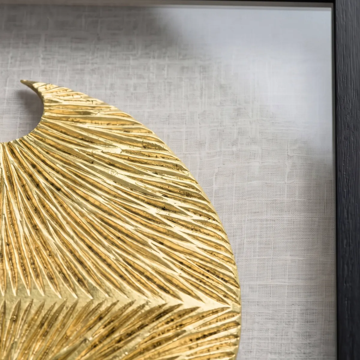Quadro decorativo in rilievo in legno (60 x 60 cm) Alya Oro