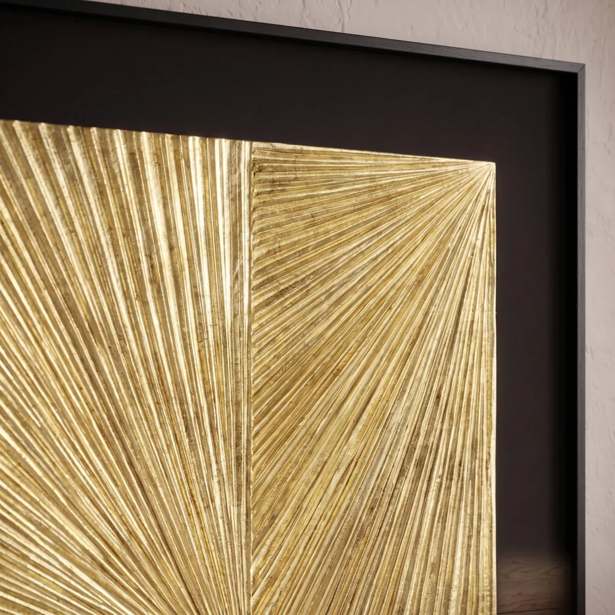 Quadro decorativo in rilievo in legno (60 x 60 cm) Tolar Oro