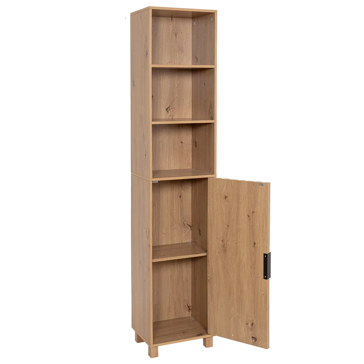 Mobile colonna bagno in legno (166 x 35 cm) Karma Naturale