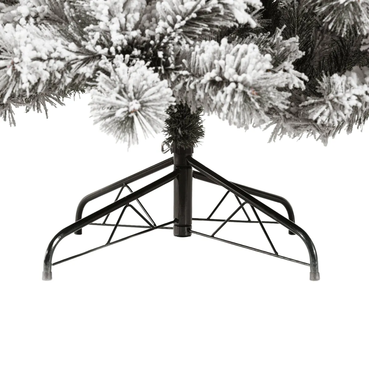 Albero di Natale artificiale Edmonton Alt. 210 cm Verde innevato