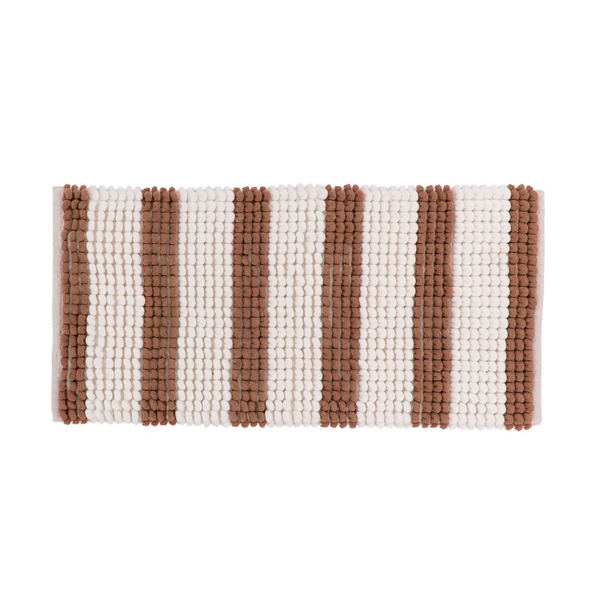Tappeto da bagno rettangolare in cotone (45 x 90 cm) Mismo Marrone