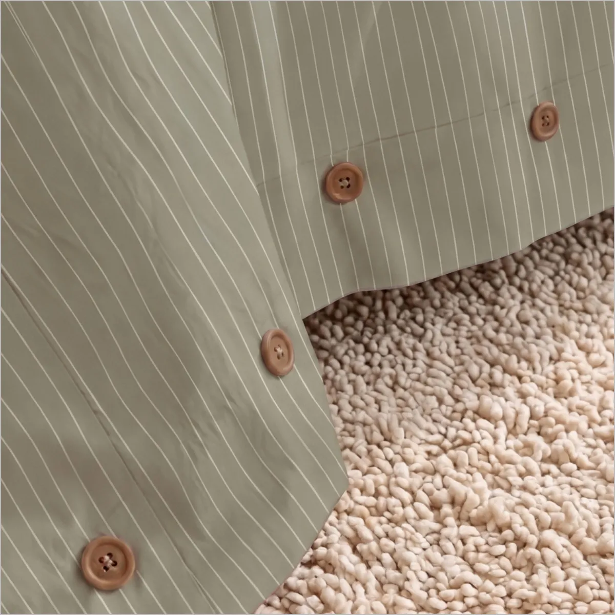 Copripiumino in percalle di cotone (240 x 220 cm) Hélène Verde
