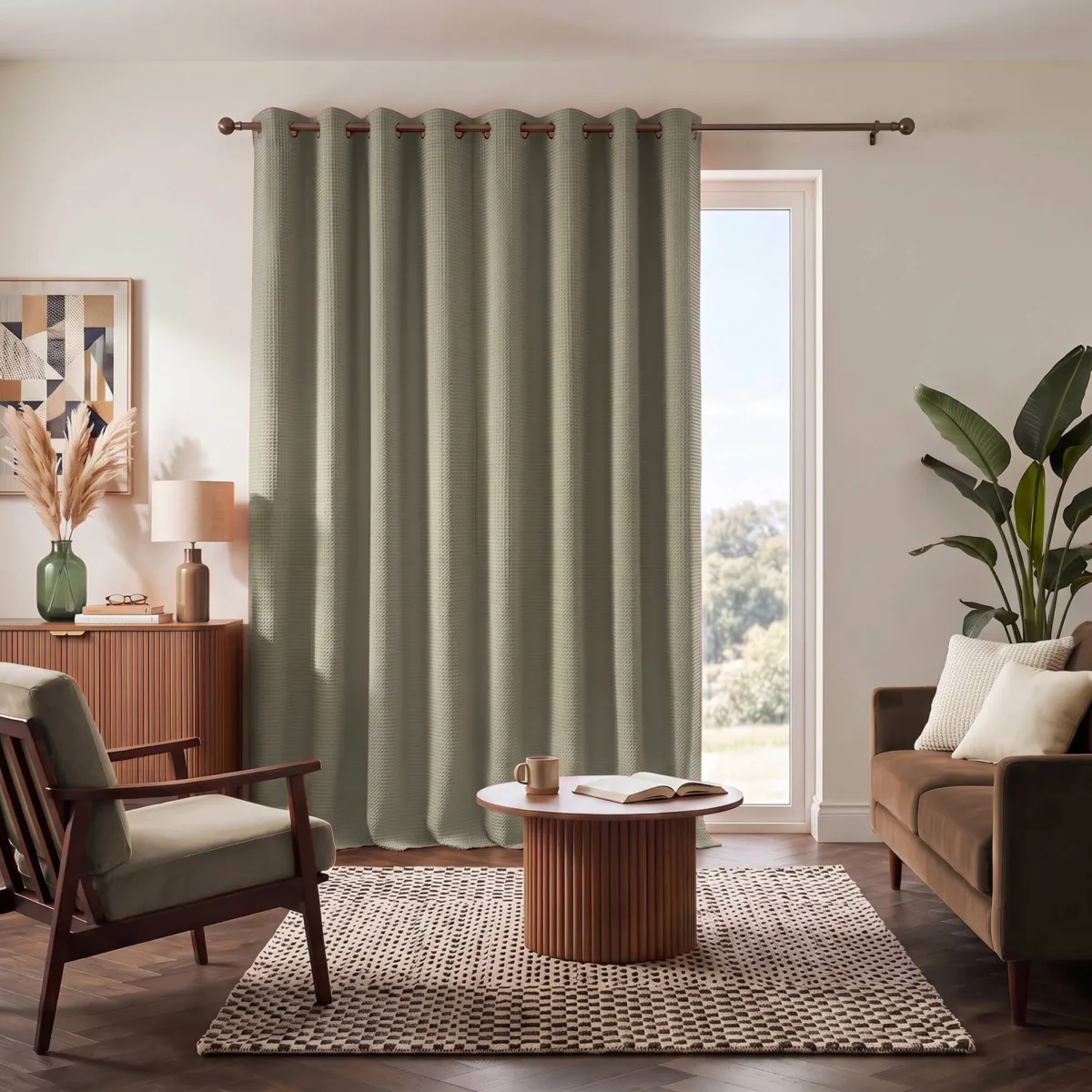 Tenda semi-oscurante termica (280 x 240 cm) Lona Verde rosmarino
