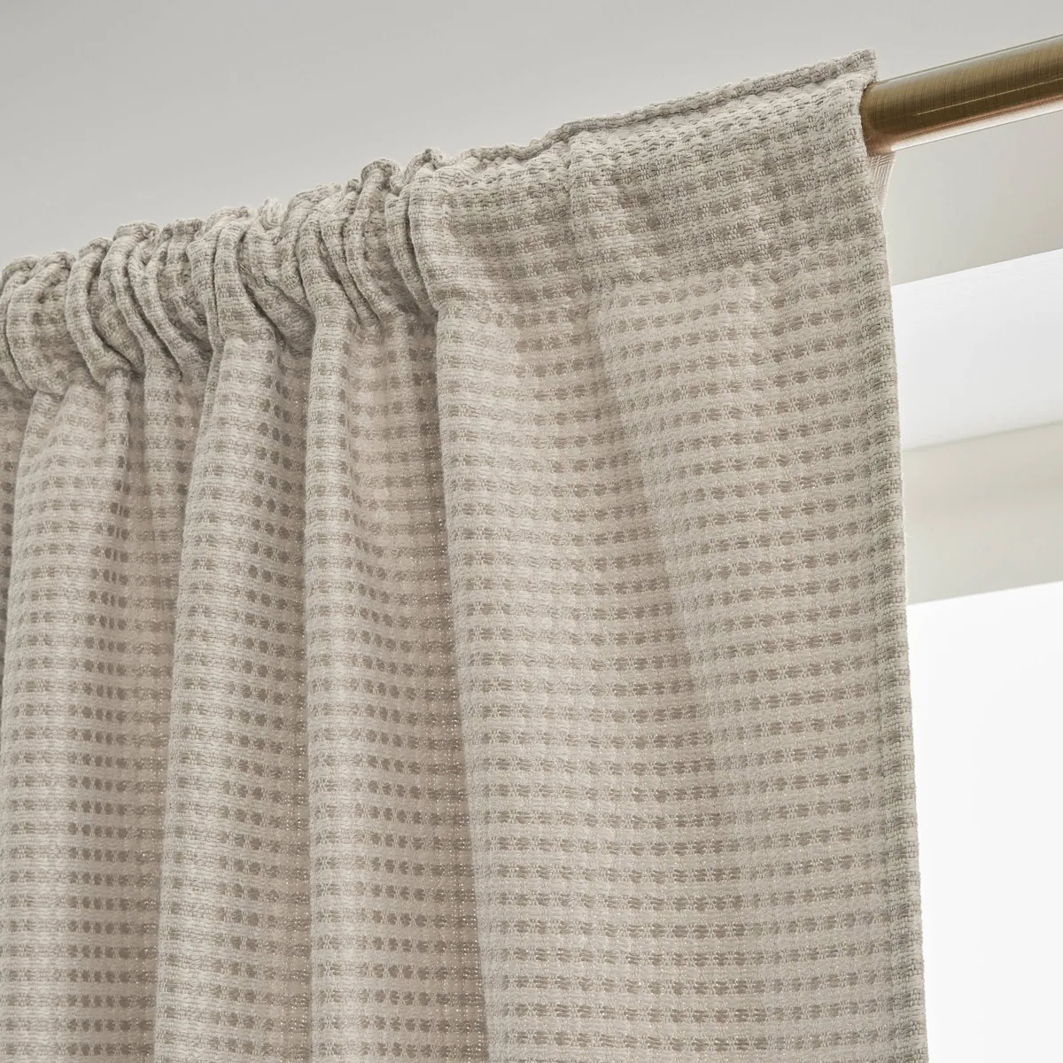 Tenda semi-oscurante termica passanti nascosti (180 x 260 cm) Lona Beige