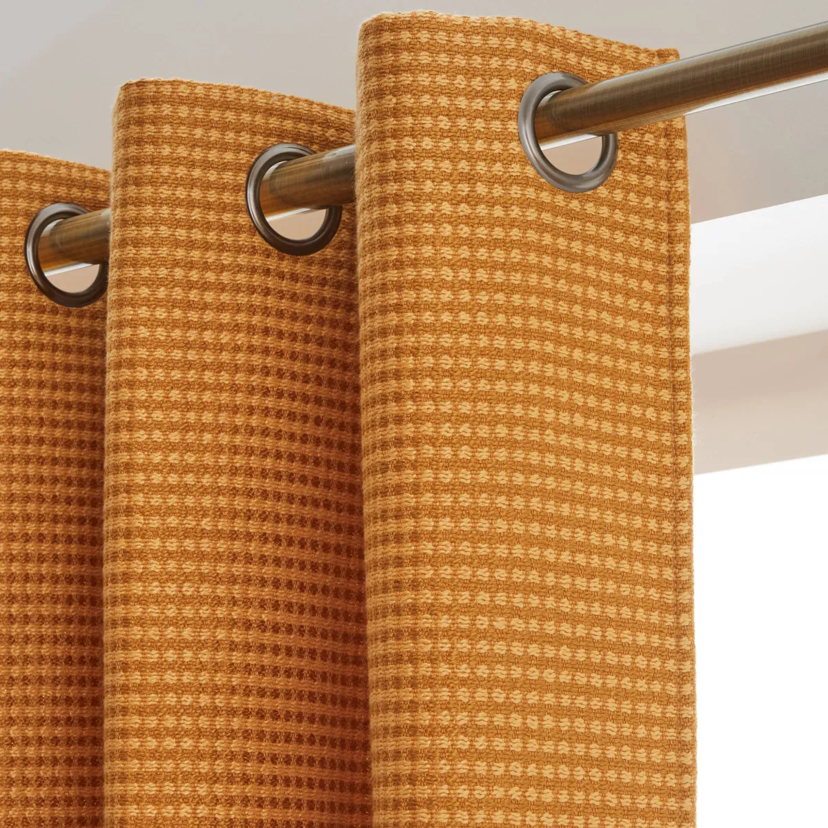 Tenda semi-oscurante termica (140 x 280 cm) Lona Giallo senape