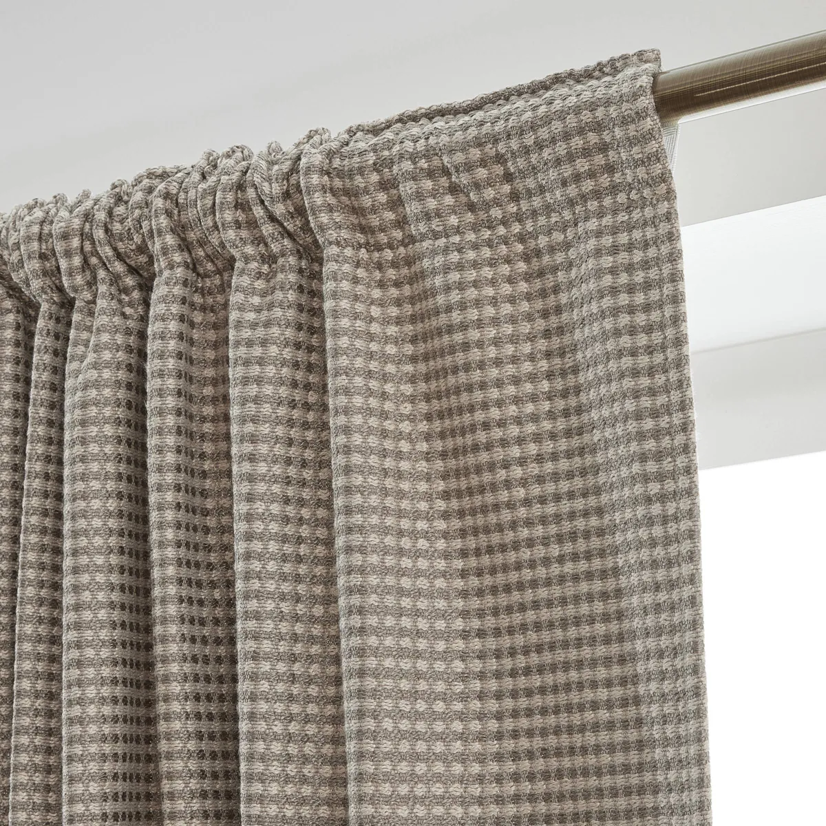 Tenda semi-oscurante termica passanti nascosti (180 x 260 cm) Lona Ecru