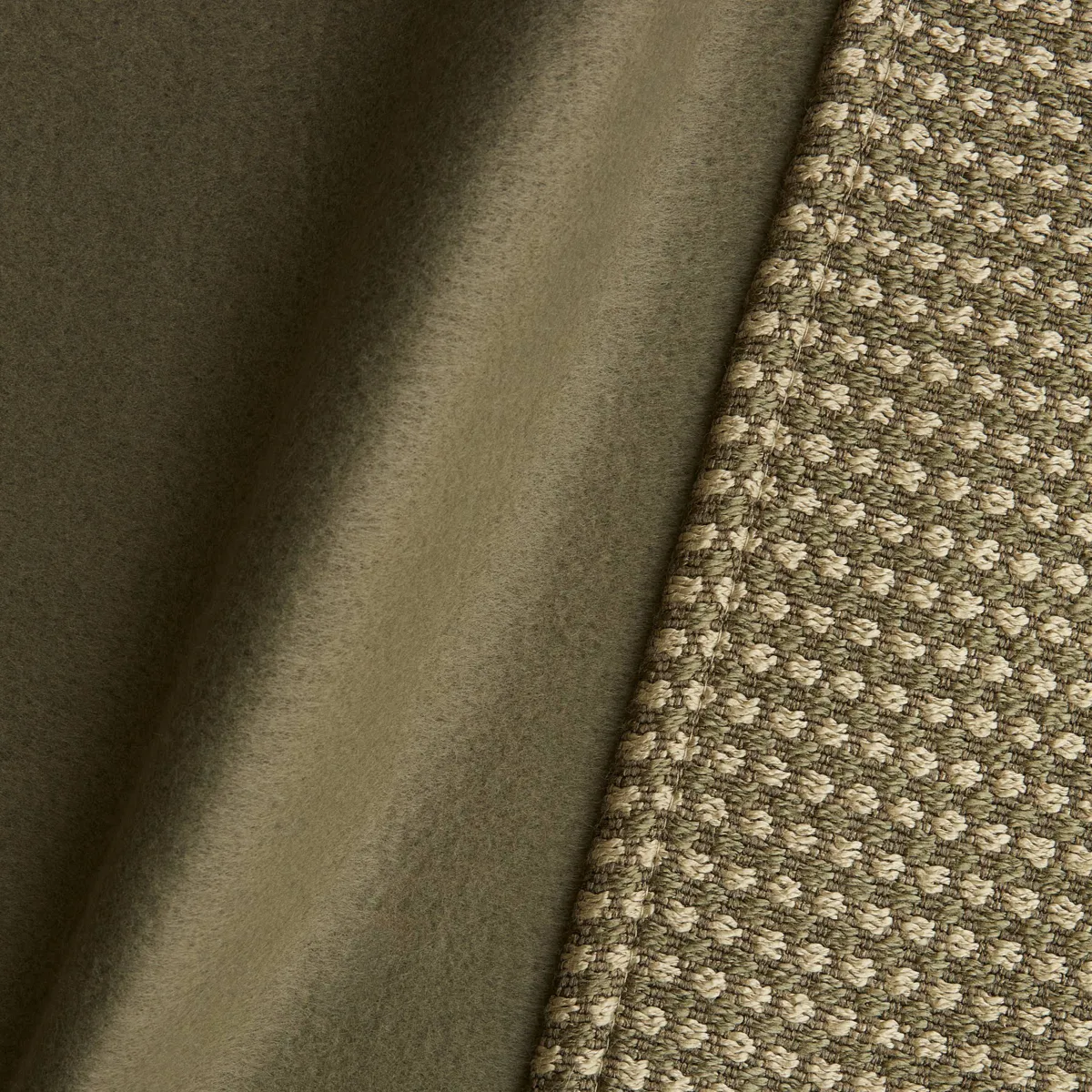 Tenda semi-oscurante termica passanti nascosti (280 x 240 cm) Lona Verde cachi