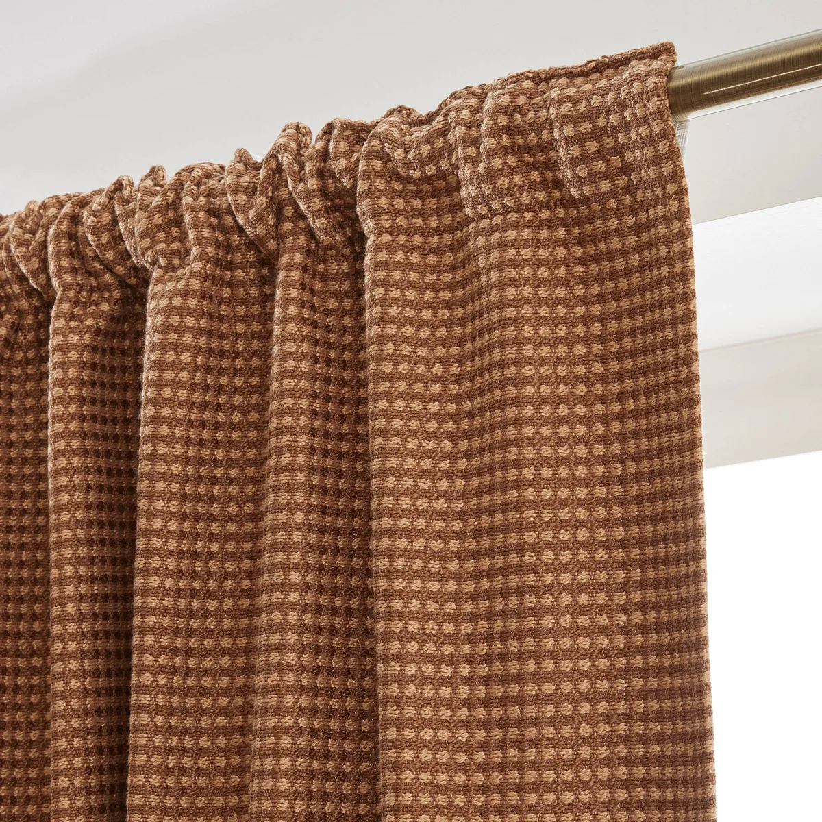 Tenda semi-oscurante termica passanti nascosti (140 x 240 cm) Lona Camel