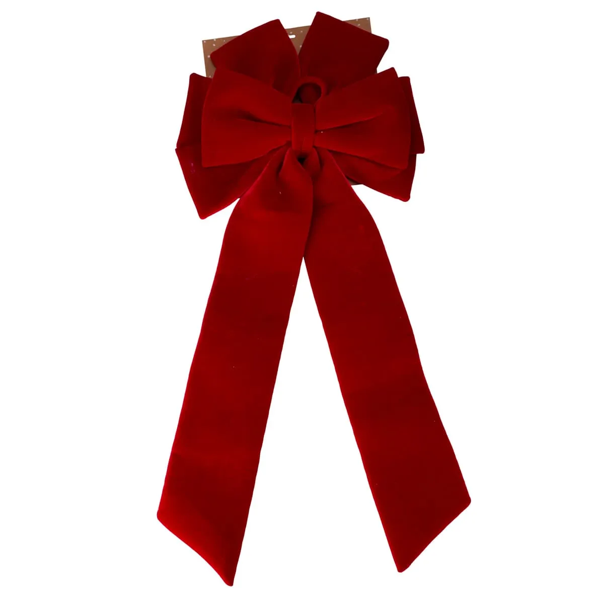 Fiocco di Natale Gigante (H90 cm) Spirito Natalizio Bordeaux