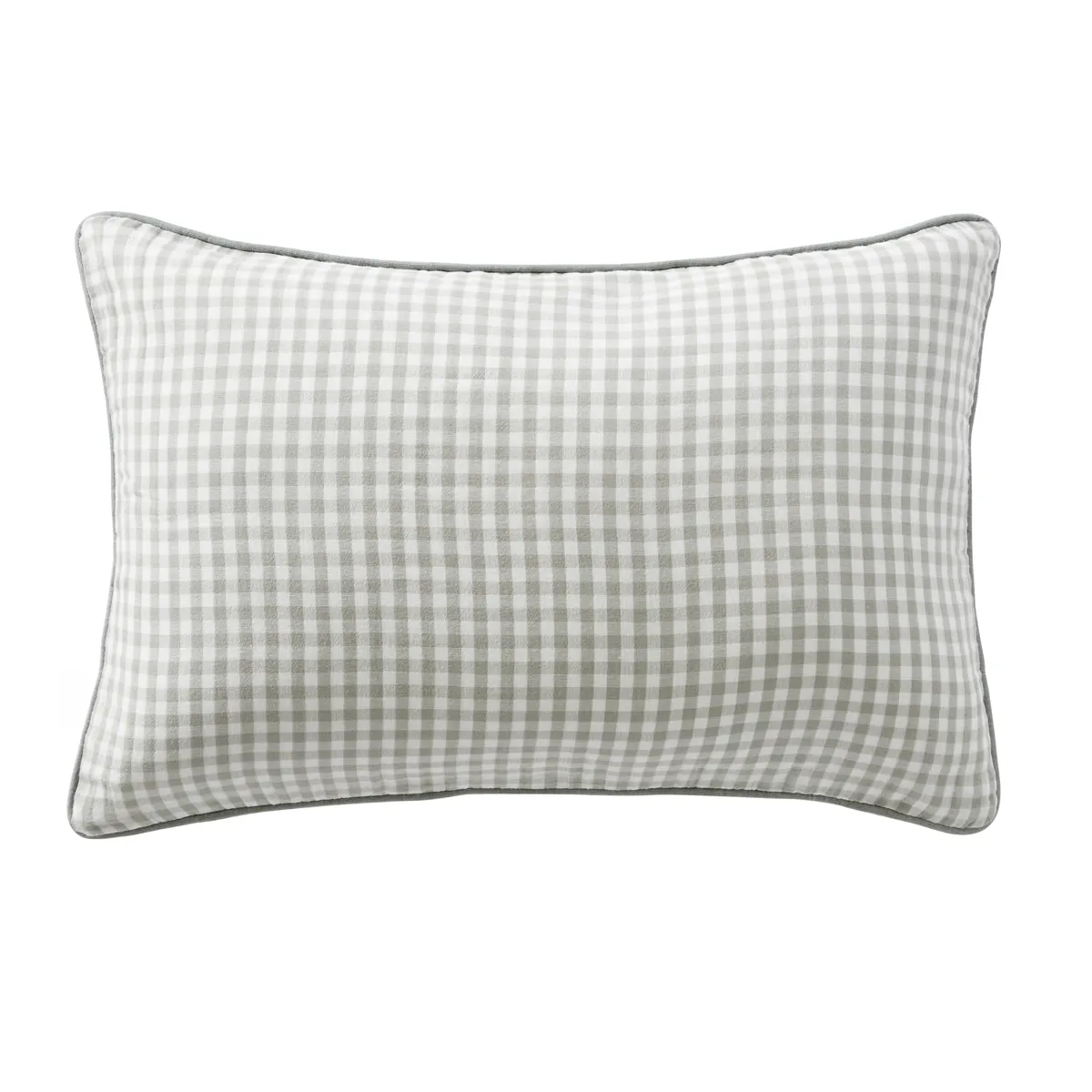 Cojín rectangular en gasa de algodón (40 x 60 cm) Vickie Verde eucalipto