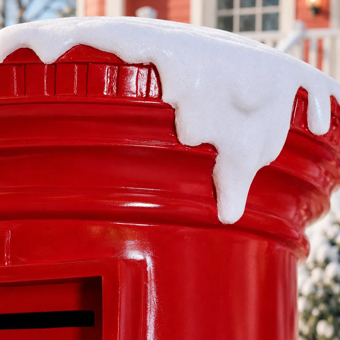 Cassetta postale (H100 cm) Santa Rosso