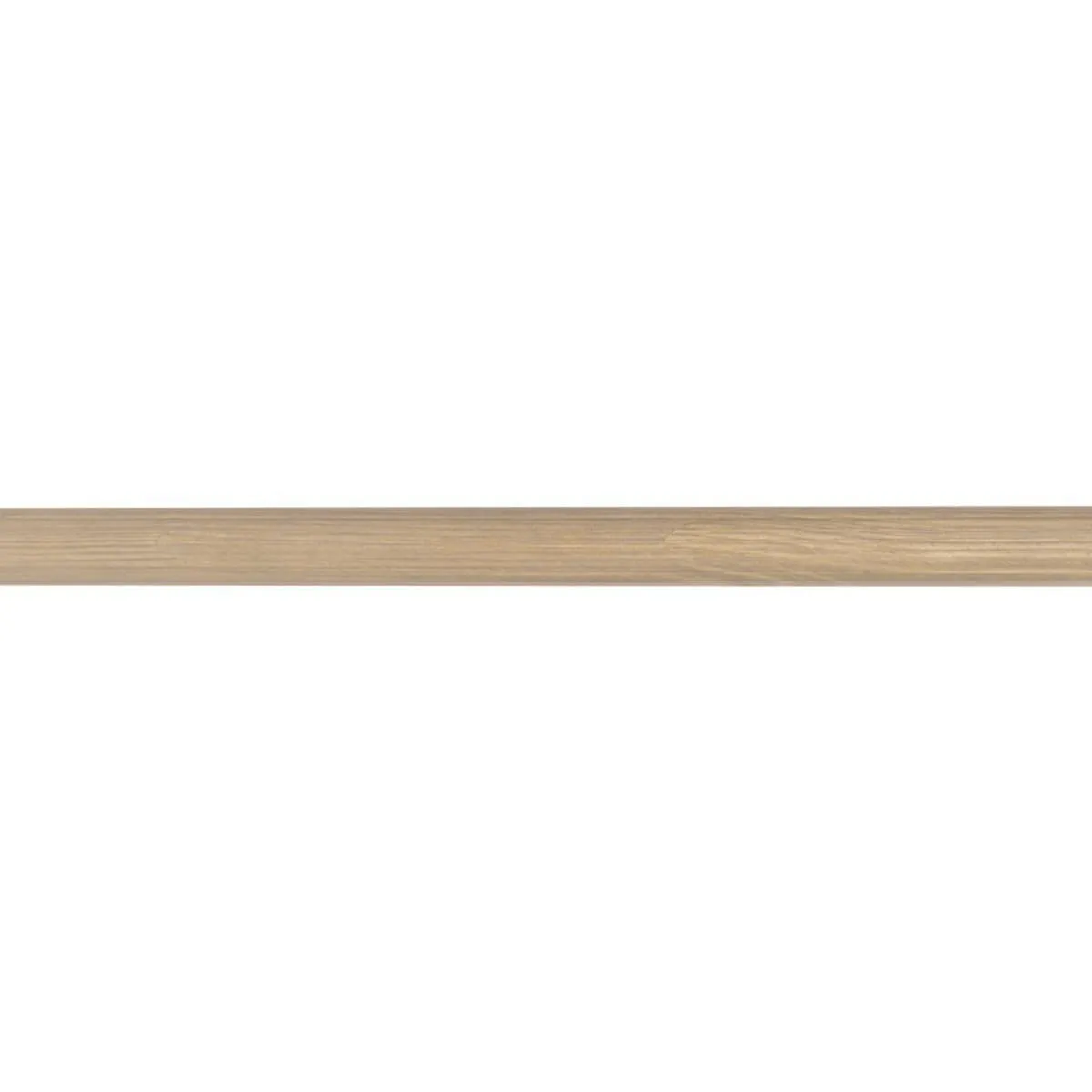 Holzvorhangstange (L200 cm/ D28 mm) Nils Cremeweiß Lackiert