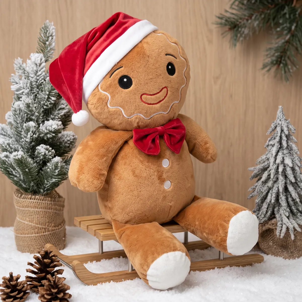 Kuscheltier Weihnachten (H50 cm) Bonhomme Pain d'épice