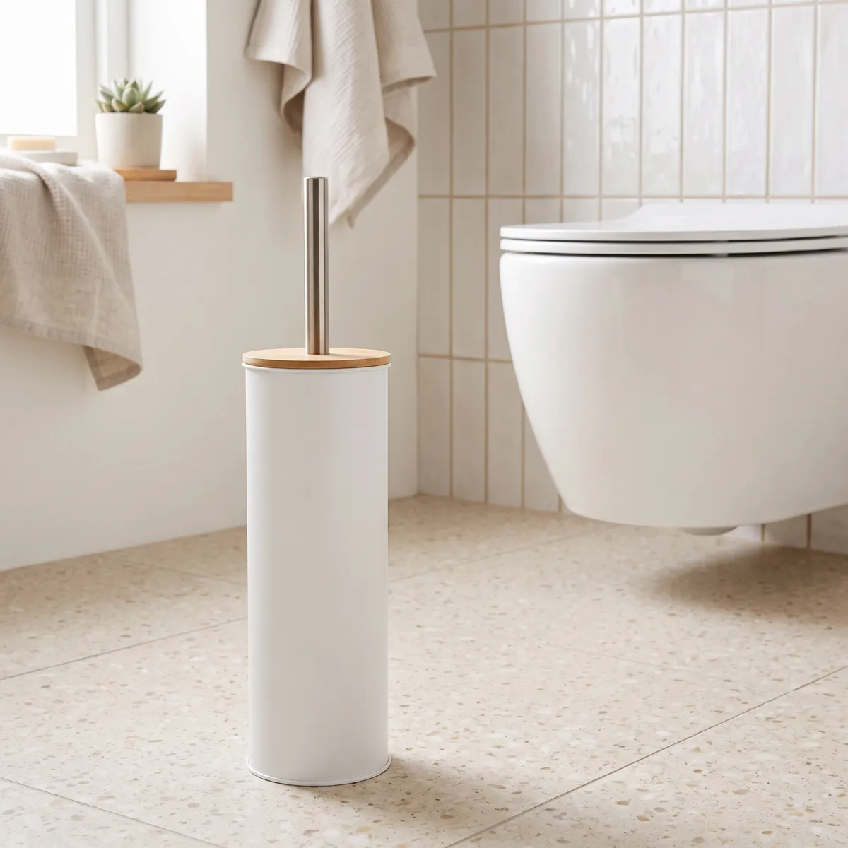 WC-Bürste Timeless Weiß