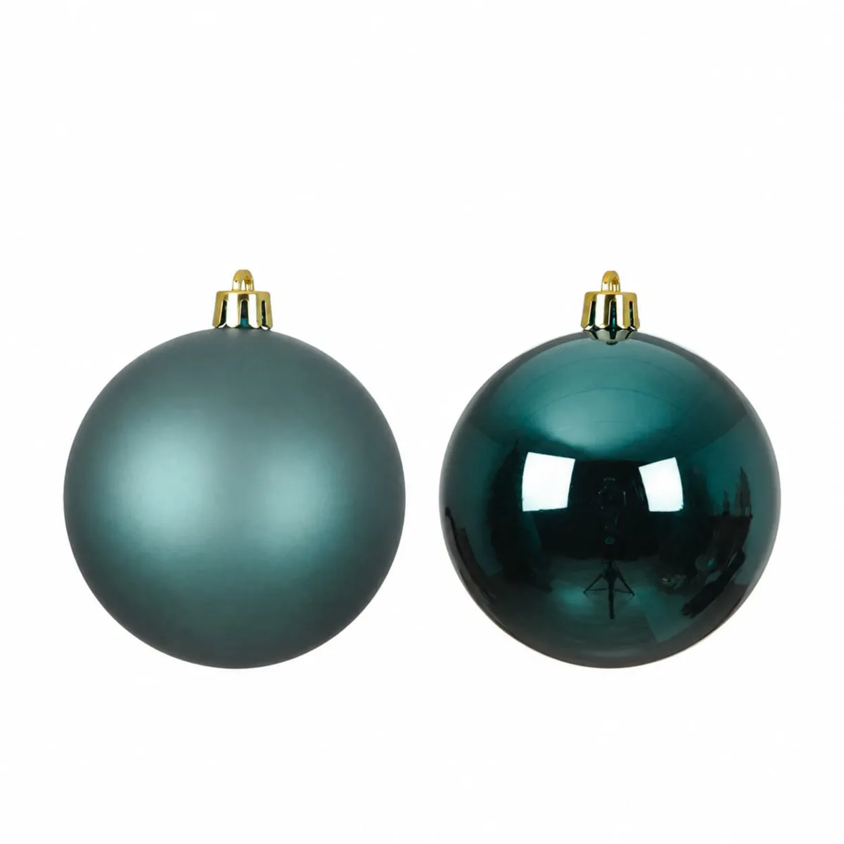 Set mit 12 Weihnachtskugeln (Ø60 mm) Aravis Emeraude