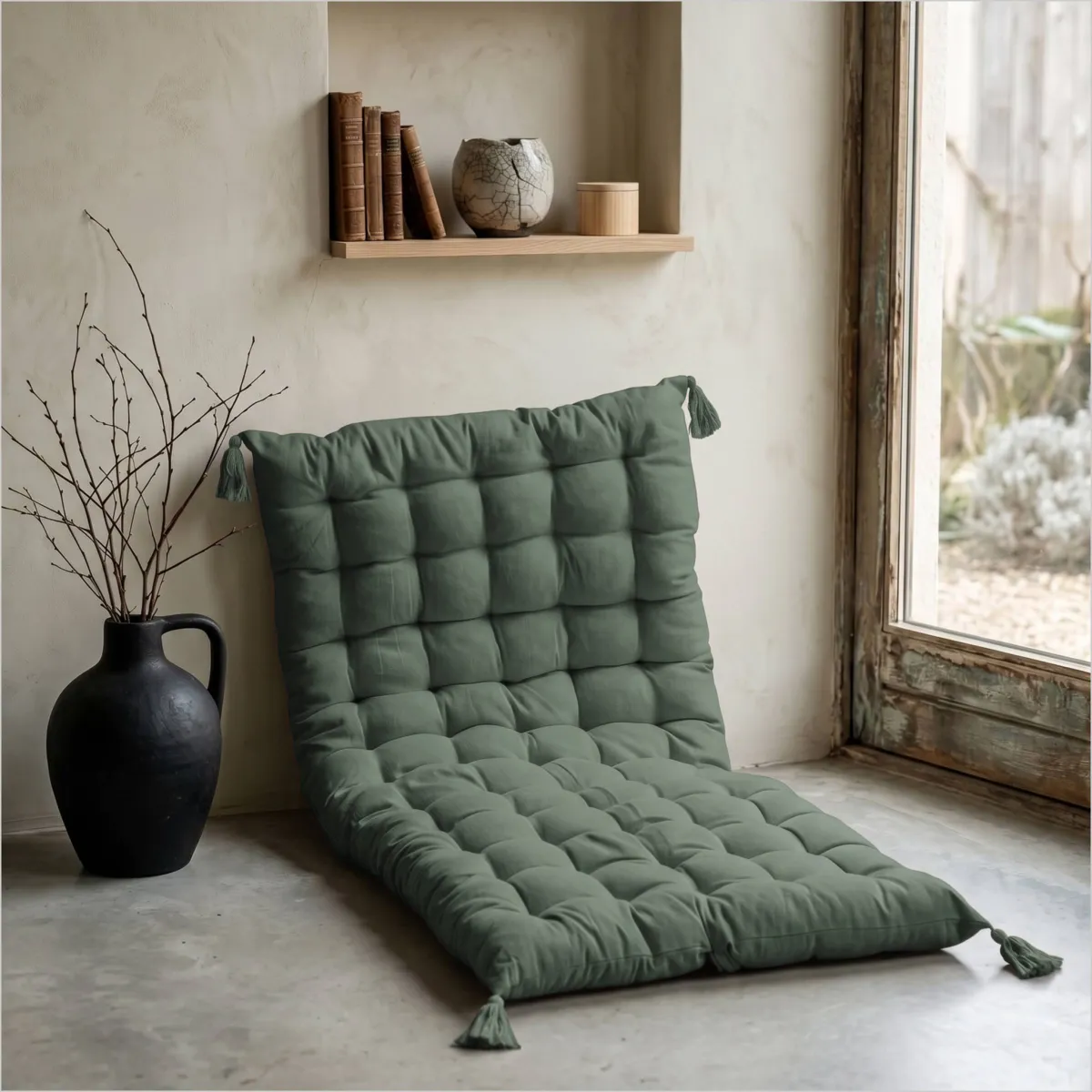 Bodenmatratze (L120 cm) Pixel Khaki