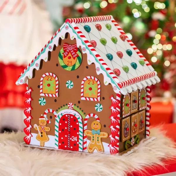 Calendario de Adviento Chalet tradicional