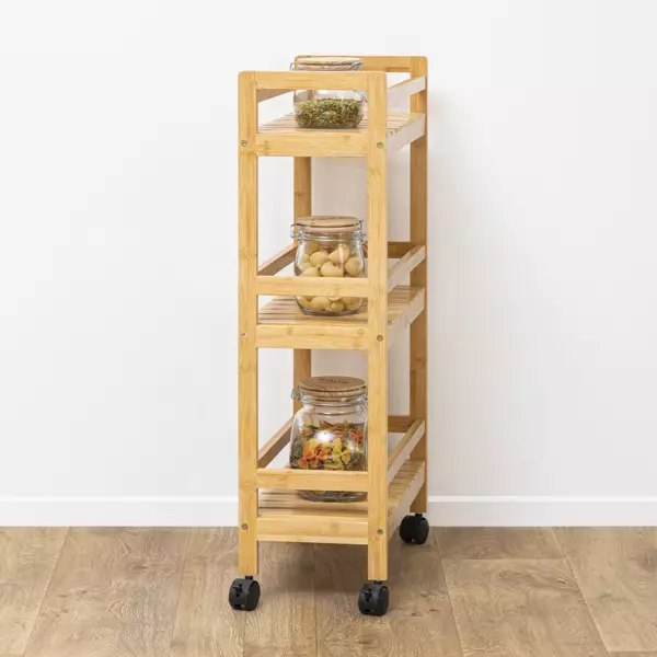 Carrello portavivande 3 livelli Linha Naturale