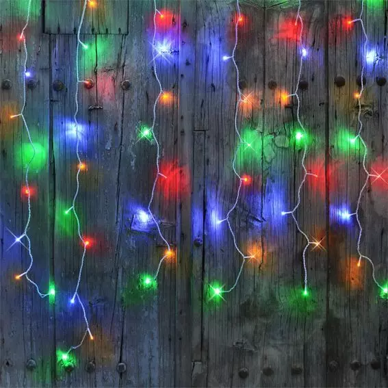 Lysgardin H2 m L2 m 96 LED Sammenkobbelbar Flerfarvet