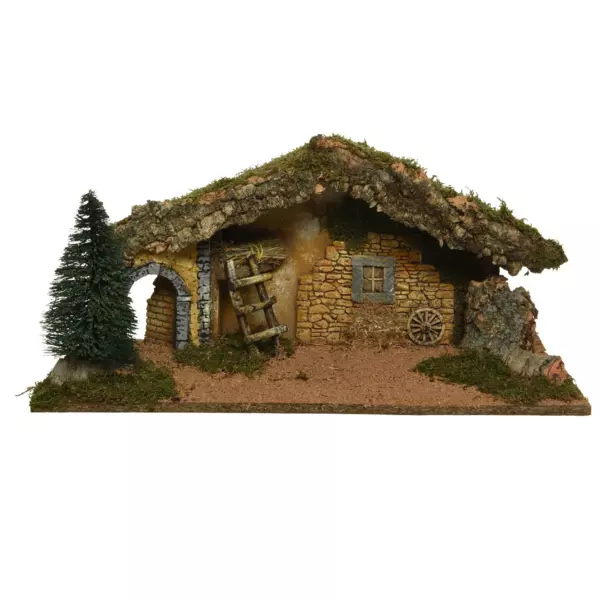 Bel�n de Navidad luminoso vac�o San Felix