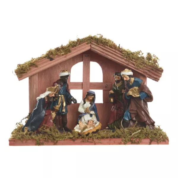 Komplette Weihnachtskrippe Saint-Benjamin