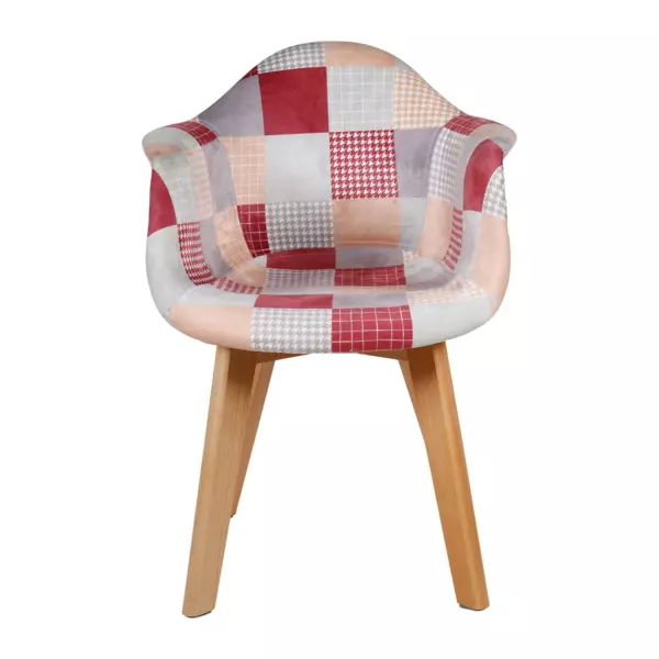 S�t med 2 b�rnestole i patchwork Lila Rose