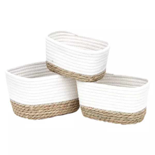 Juego de 3 cestas Moana Blanco