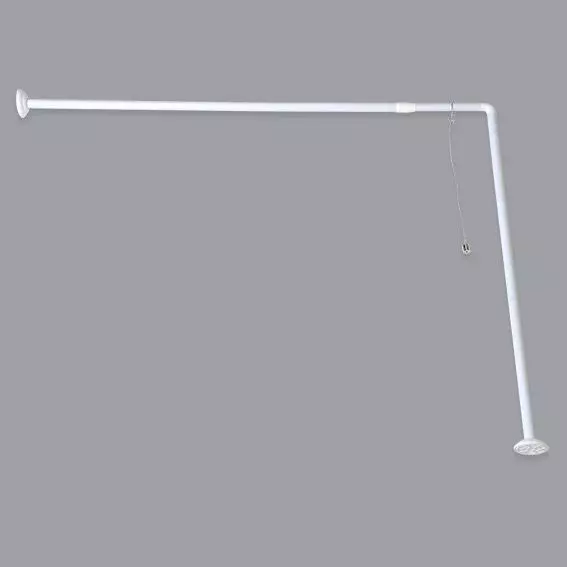 Barre d'angle pour baignoire extensible