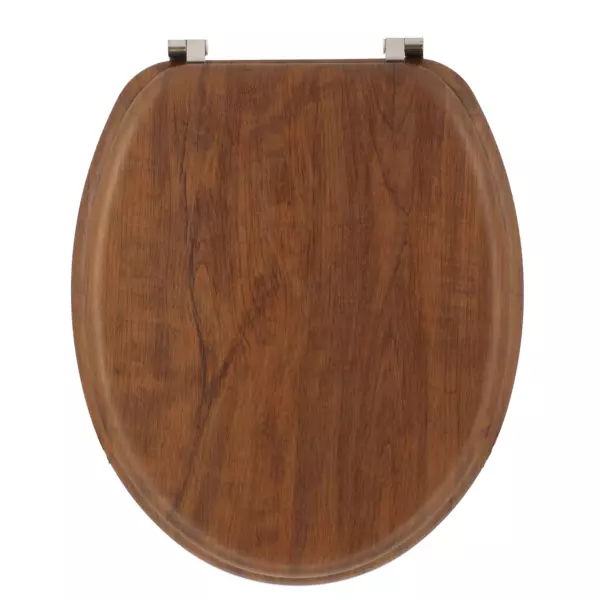 WC Sitz Naturfarben Braun