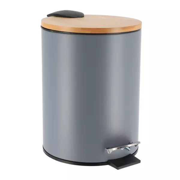 Poubelle � p�dale avec frein de chute Timeless Grise