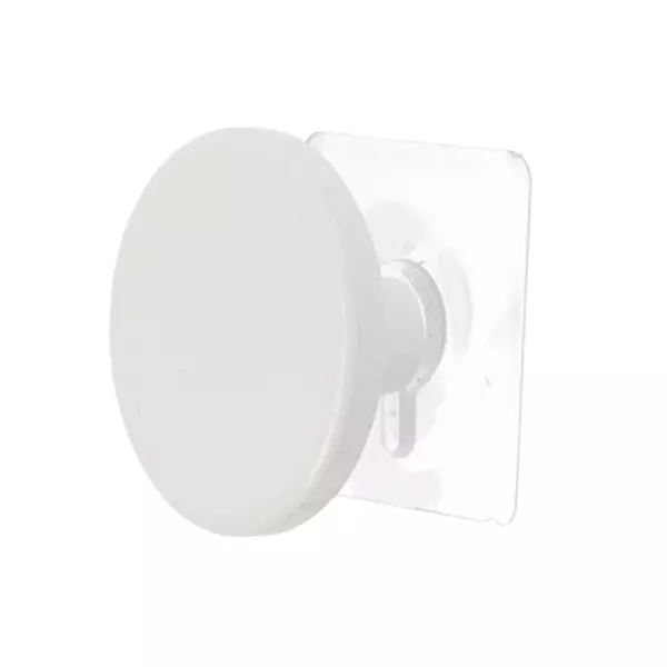 Attaccapanni da parete adesivo (D6,5 cm) Easy Chic Bianco