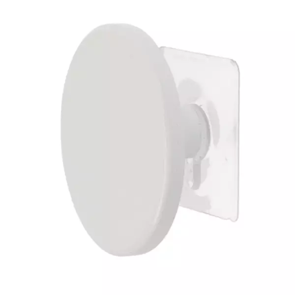 Attaccapanni da parete adesivo (D8,5 cm) Easy Chic Bianco