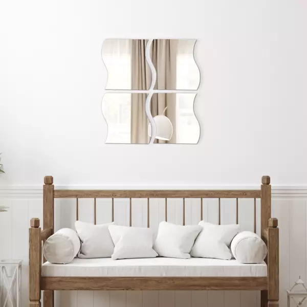 Juego de 4 Espejos Vagues Modelo grande