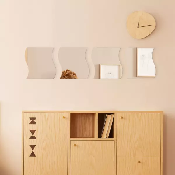 Juego de 4 Espejos Vagues Modelo peque�o