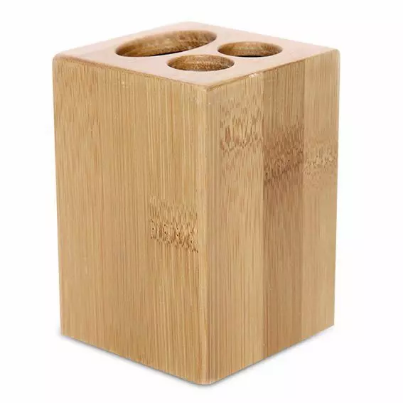 Tandenborstelhouder Ecobio Hout & Bamboe