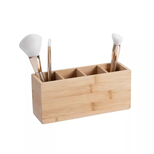 Make-up organizer 4 vakken Bamboe