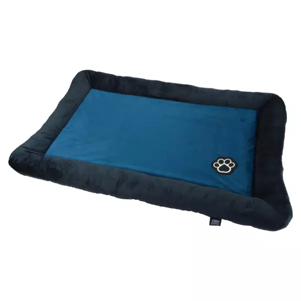 Hundematratze Patchy L90 cm Blau/Schwarz