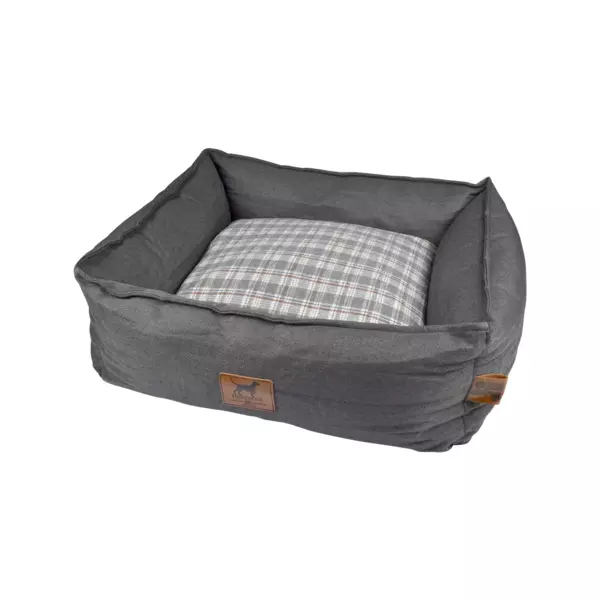 Rechteckiges Hundebett H�ritage L55 cm Grau