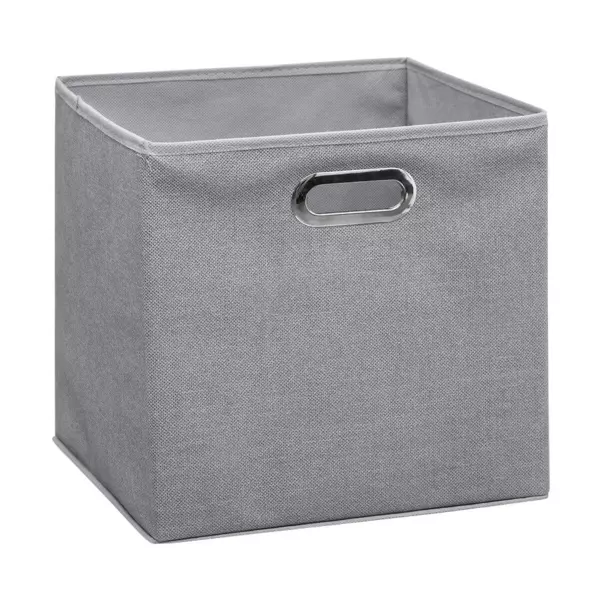Panier de rangement pliable (31 x 31 cm) Helena Gris clair