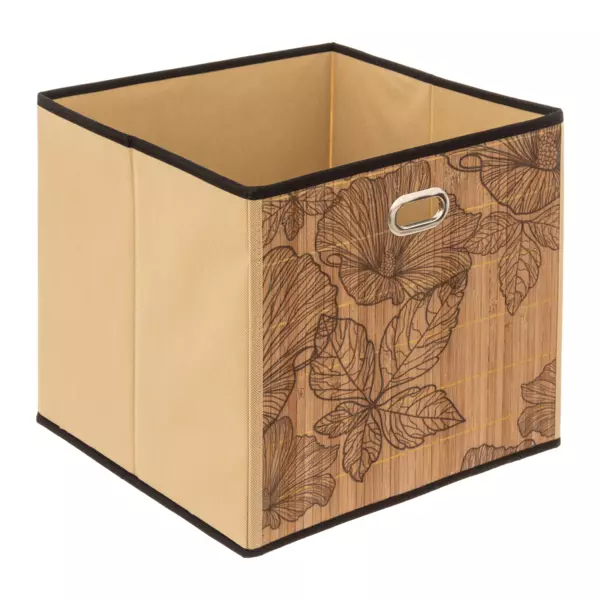 Faltbox (31 x 31 cm) Blackflora Beige