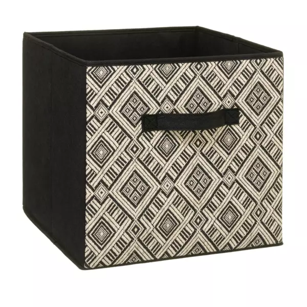 Panier de rangement Ethnique Noir et blanc
