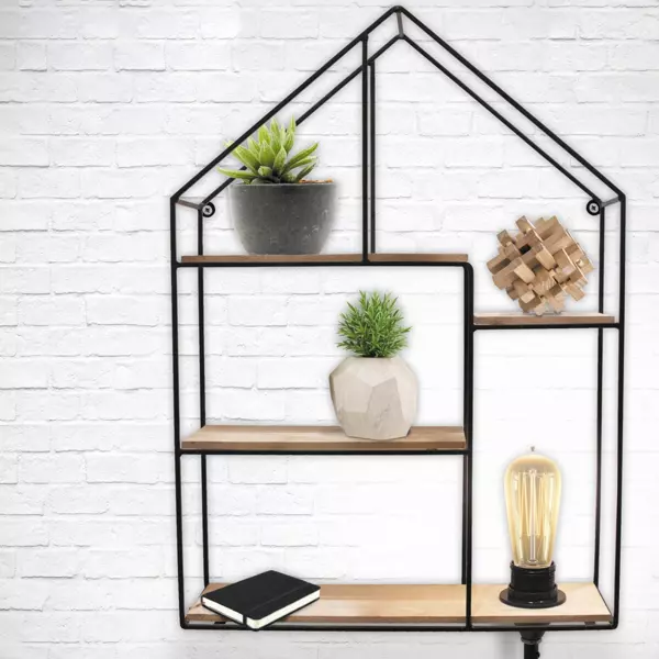 Estanter�a mural Lum Casa Negro