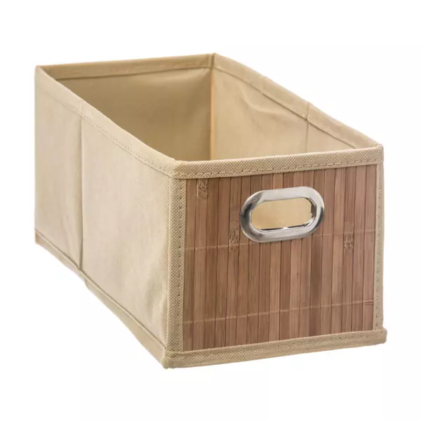 Cesto para ordenar Bamboon Natural modelo peque�o
